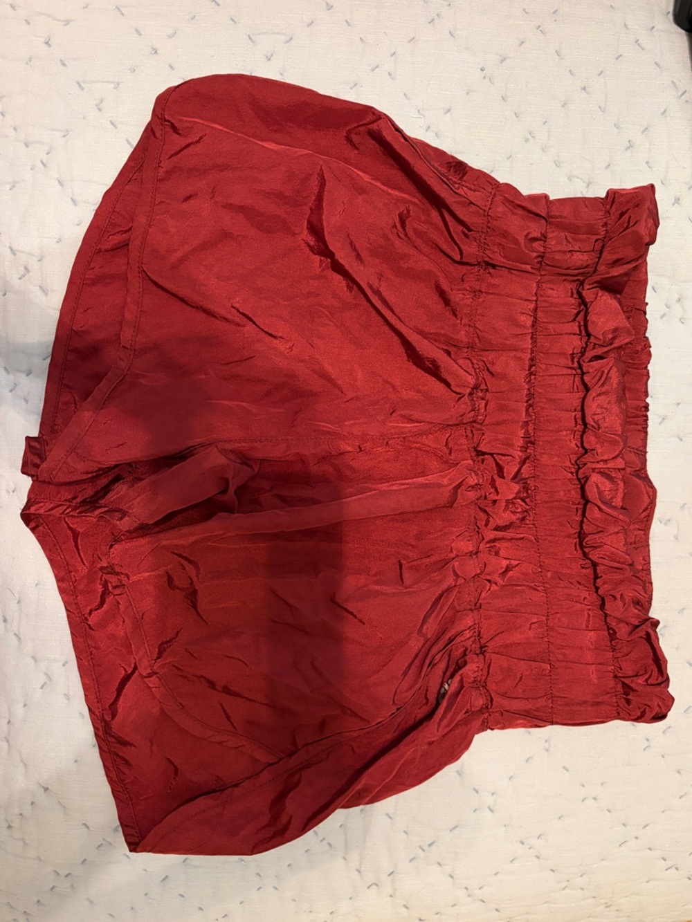 Free People Red Athletic Shorts
